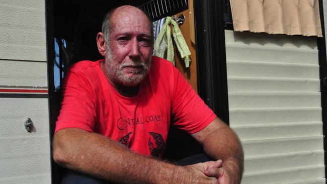 Tony Reiman has a renewed outlook after he was given a caravan to live in.