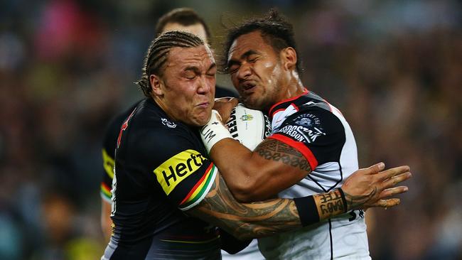 Solomone Kata played 93 games for the Warriors before moving to Melbourne. Picture: Matt Blyth/Getty