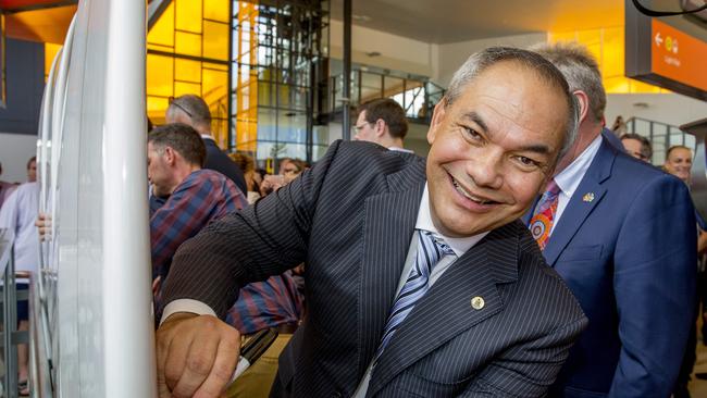 Gold Coast Mayor Tom Tate at the opening of the Stage 2 of the Gold Coast light rail (glink) Picture: Jerad Williams.