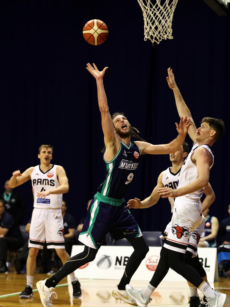 Southern Huskies Craig Moller during the game against the Rams at Launceston. PICTURE CHRIS KIDD