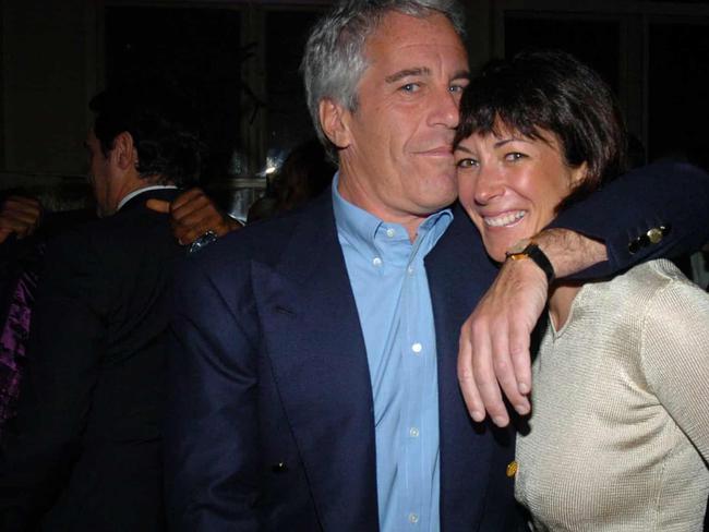 Ghislaine Maxwell with Jeffrey Epstein. Picture: Supplied