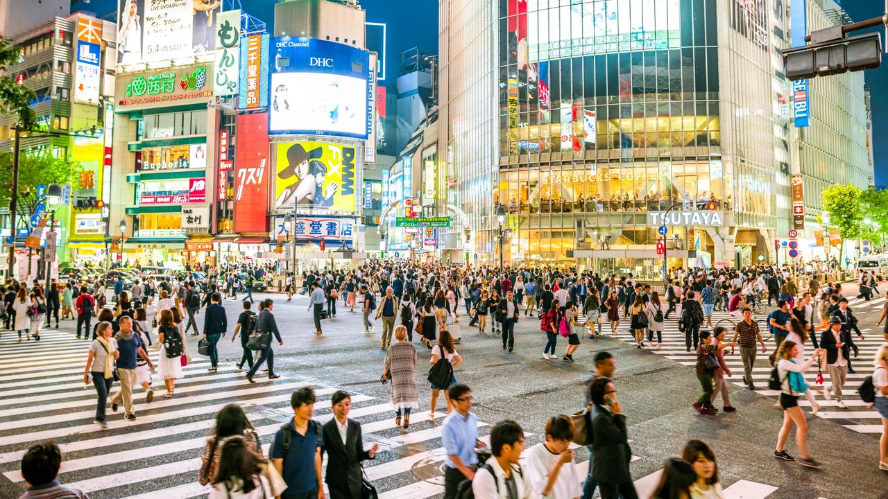 Shibuya crossing in Tokyo. Picture: Getty Images