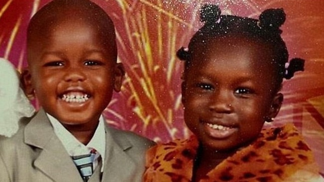 Four-year-old twins Madit and Hanger died after their mother drove them into a lake.