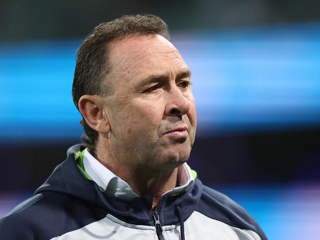 Raiders coach Ricky Stuart.