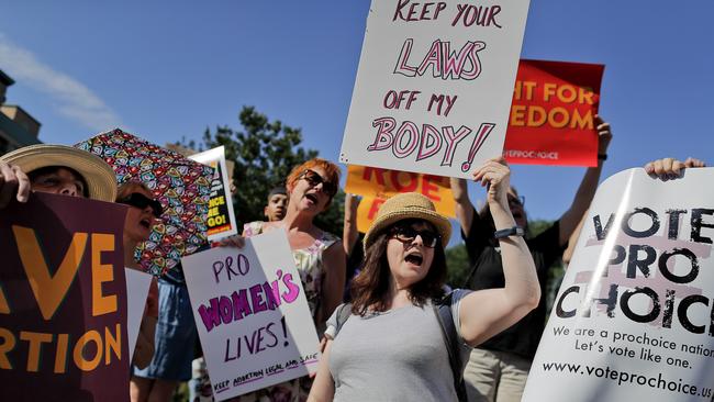 Women still fighting for autonomy over their own bodies. The existing statutes date to the late 19th century and are an anachronism in modern Queensland. Picture: AP/Julie Jacobson