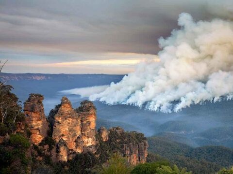 he NSW Rural Fire Service is turning to Ninox Robotics’ drone technology to monitor live bushfires from the air. Picture: Getty Images.