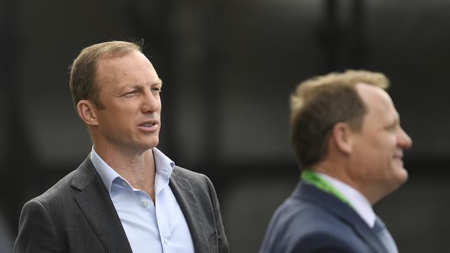 Brisbane board member Darren Lockeyer says he’s disappointed with the behaviour of young Broncos. Picture: Getty Images.