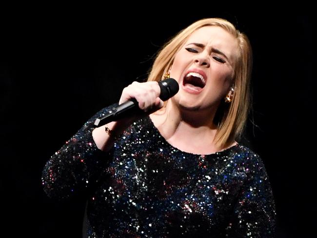 PHOENIX, AZ - NOVEMBER 21: Singer/songwriter Adele performs during the final concert of her North American tour at Talking Stick Resort Arena on November 21, 2016 in Phoenix, Arizona. (Photo by Ethan Miller/Getty Images for BT PR)