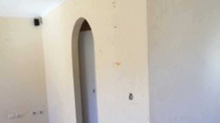 Some of the damage done to Manna Culgan's house in Centenary Heights by people he was living with. Picture: Contributed