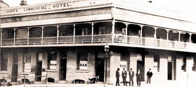 BACK IN THE DAY: The Commercial Hotel, circa 1900s. Picture: Contributed