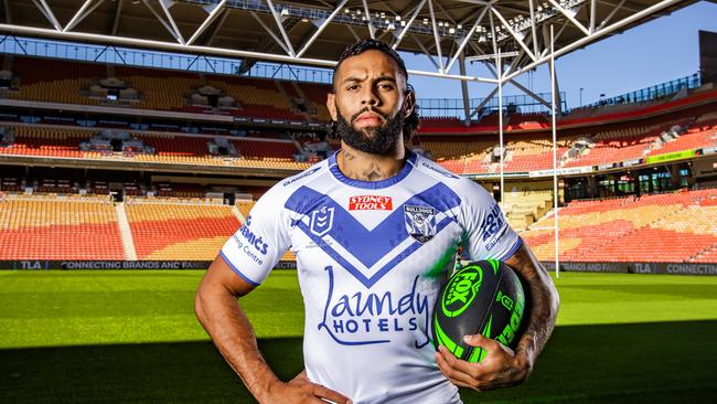 Suncorp Stadium NRL Magic Round 2023 - Kayo. Bulldogs - Josh Addo-Carr. Picture: Nigel Hallett