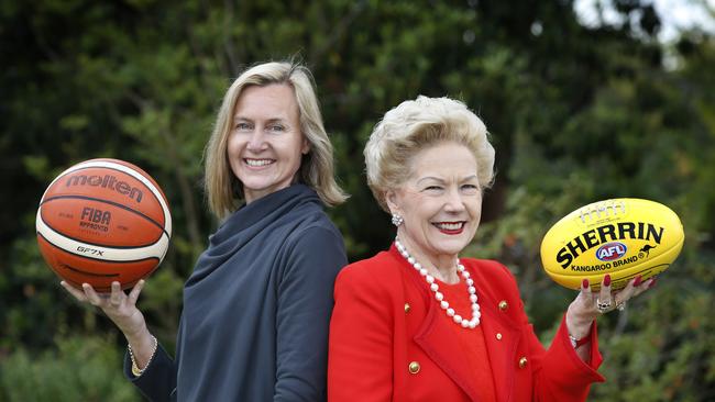 Susan Alberti is donating $1 million to set up a women's sport research school at Victoria University. Picture: David Caird