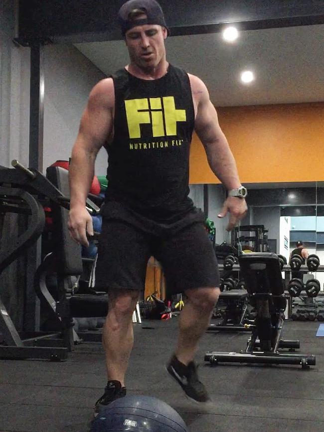 Soper took part in strongman competitions in Australia and overseas. Picture: Instagram