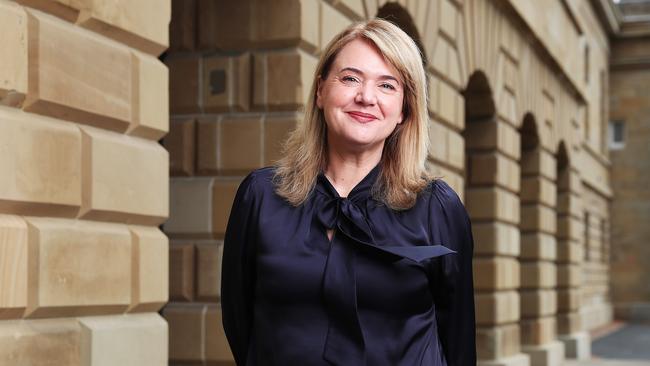 The re-election of Madeleine Ogilvie — a Labor MP and independent — as a Liberal in the seat of Clark secures Premier Peter Gutwein a majority government. Picture: Nikki Davis-Jones