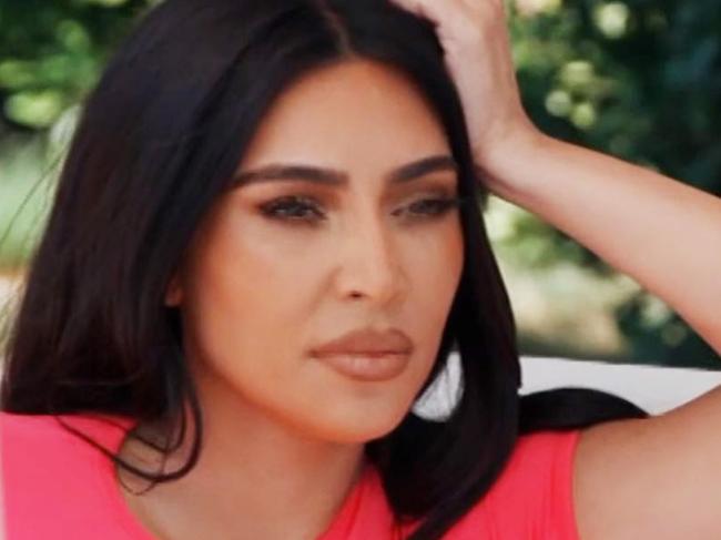 Kim Kardashian on KUWTK episode 2. Picture: Foxtel