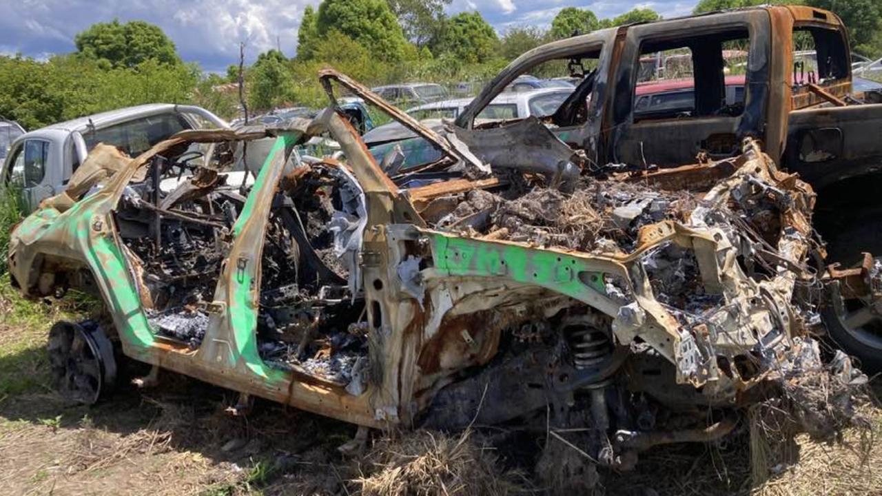 Shane Stedman's $150,000 LandCruiser was stolen from his Crescent Head home in the middle of the night and found burnt out. Picture: supplied