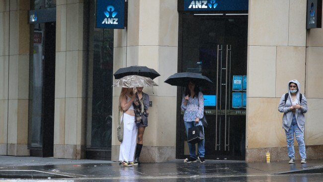 Heavy rain will make its way down to Sydney throughout the day with warnings of downpours late in the afternoon and into the evening. Picture: Newscorp Daily Telegraph/ Gaye Gerard