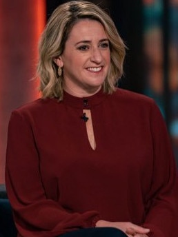 Former Matilda, Olympian and Optus Sport presenter Heather Garriock added she quite enjoyed Schwarzer and McDonald’s analysis. Picture: Twitter / @HeatherGarriock