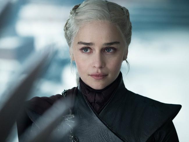 Emilia Clarke in a scene from Season 8 of Game of Thrones. Picture: HBO/ Supplied