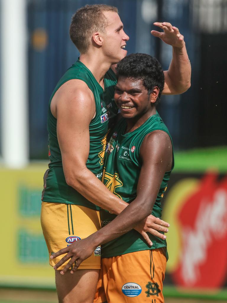 Maurice Rioli Jr is set to be drafted by Richmond. Picture: Glenn Campbell