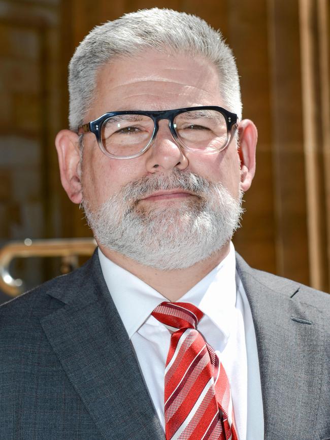 Associate Professor Grant Davies outside the Adelaide Magistrates Court. Picture: NCA NewsWire / Brenton Edwards