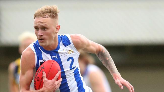 The Roos reserves copped a serve from North Melbourne’s VFL coach. Picture: Kelly Defina/AFL Photos/via Getty Images