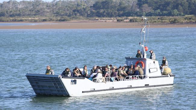 Able Seaman Breanna Zorzetto helped bushfire evacuees arriving in Melbourne over summer (file photo)