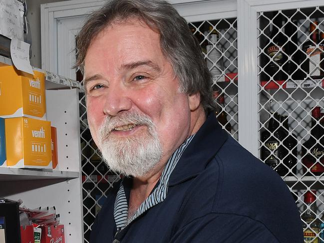 Linford Feick  of Nightcliff 5 Star supermarket says the BDR has made a difference in its first month since being reintroduced. Pic Katrina Bridgeford.