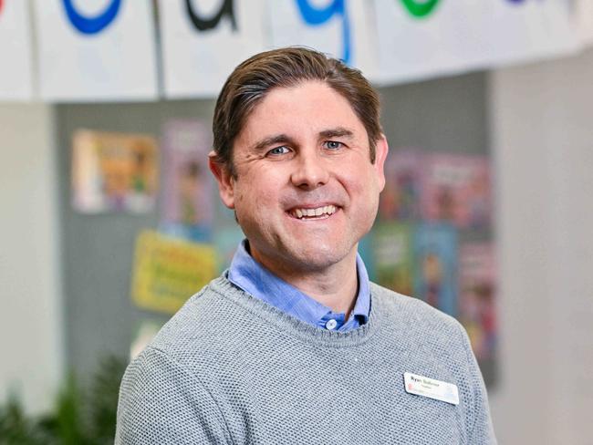 Hahndorf Primary School reception teacher Ryan Bubner. Picture: Brenton Edwards