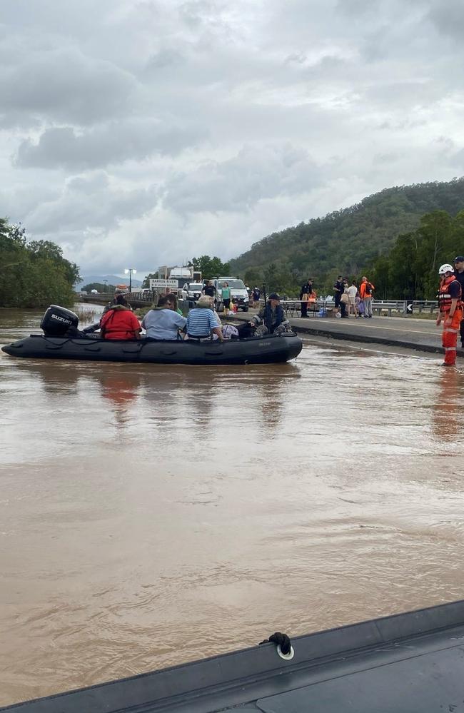 Many locals were surprised and claimed that warnings to leave were ‘too little, too late’. Picture: Supplied