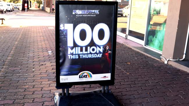 Three people have won $100m in the last 12 months. Picture: NCA NewsWire / Kelly Barnes