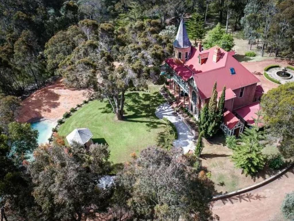 Coming in third is another ‘castle’ – the Birdwood Estate in Wilyabrup, WA. Picture: Stayz