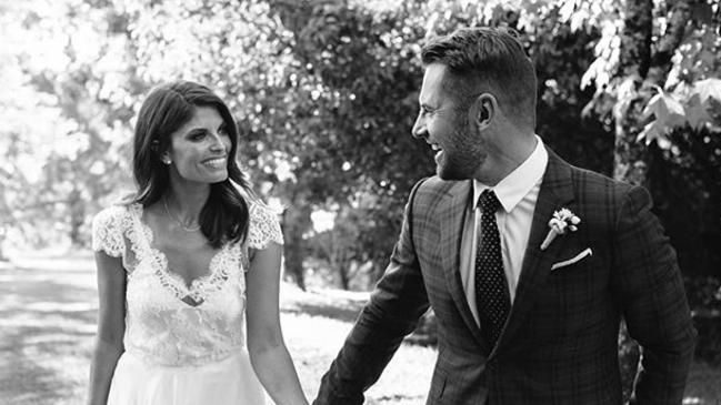 Zoe Ventoura and Daniel MacPherson on their wedding day. Picture: Instagram