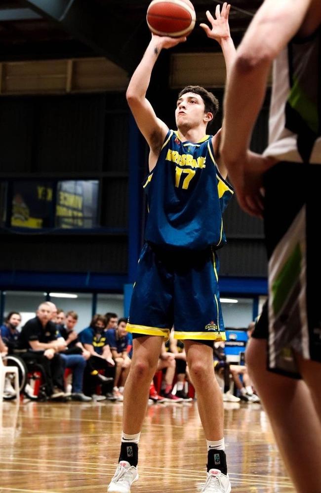 Brisbane Capitals player Stefano Di Lorio. Picture: Parker Legacy