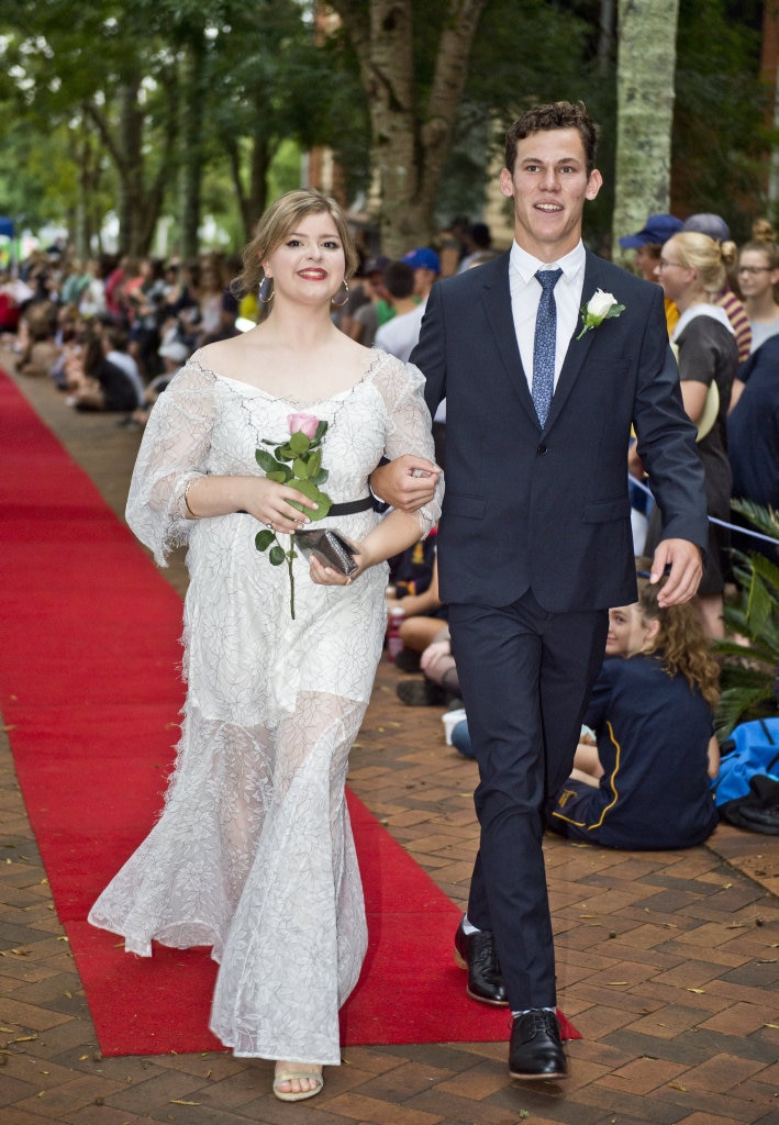 ( From left ) Isabel Fitton and Harry Cottle. Picture: Nev Madsen