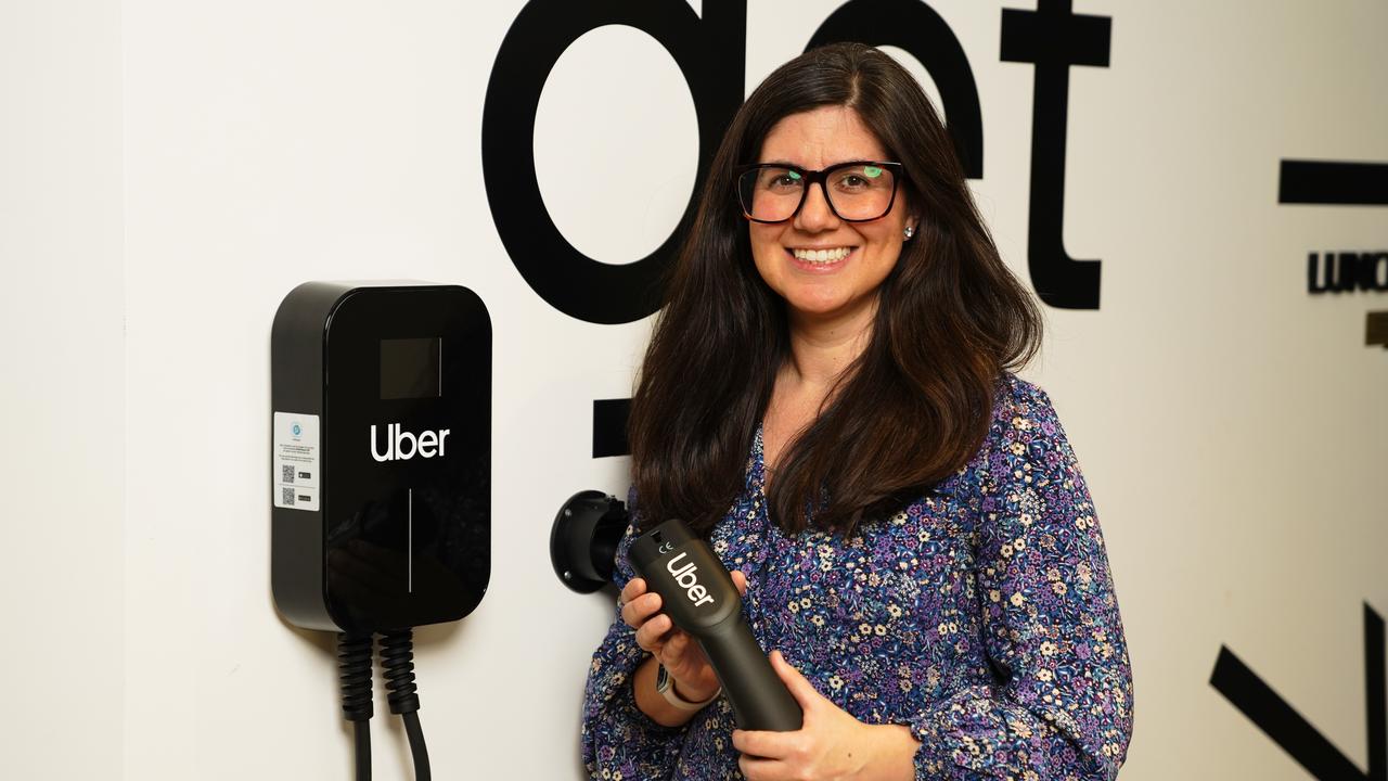 Uber Australia head of strategy and planning, Anna Brito, says Uber ‘partner-drivers’ are switching to EVs four times faster than the general population Picture: Supplied