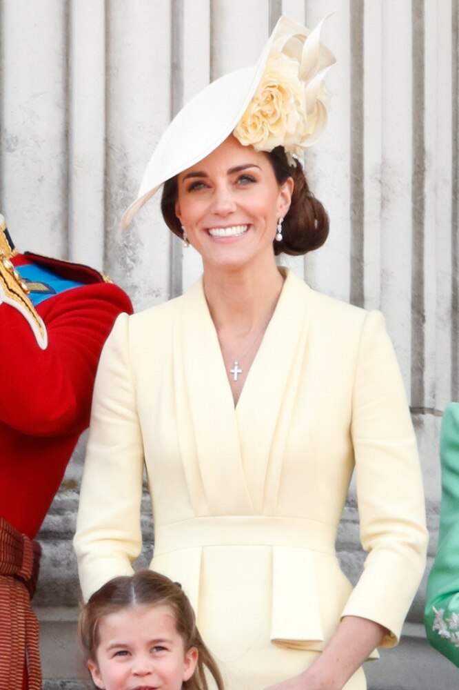 <h3>June 8, 2019</h3><p>Catherine, Princess of Wales  and Princess Charlotte of Cambridge watch a flypast from the balcony of Buckingham Palace during Trooping The Colour, the Queen<span>&rsquo;</span>s annual birthday parade, in London, England.</p>