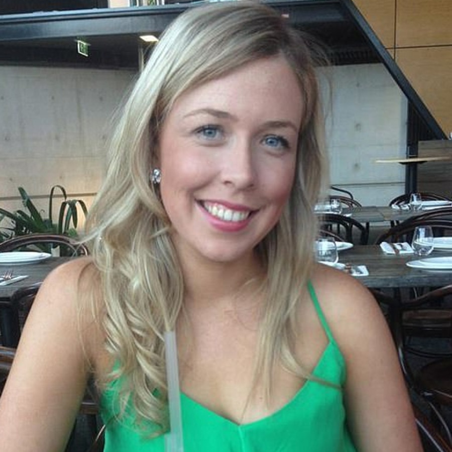 Bridget Wilkins, 29, was diagnosed with coronavirus last week after flying back from London to her hometown of Brisbane, via Singapore. Picture: Facebook