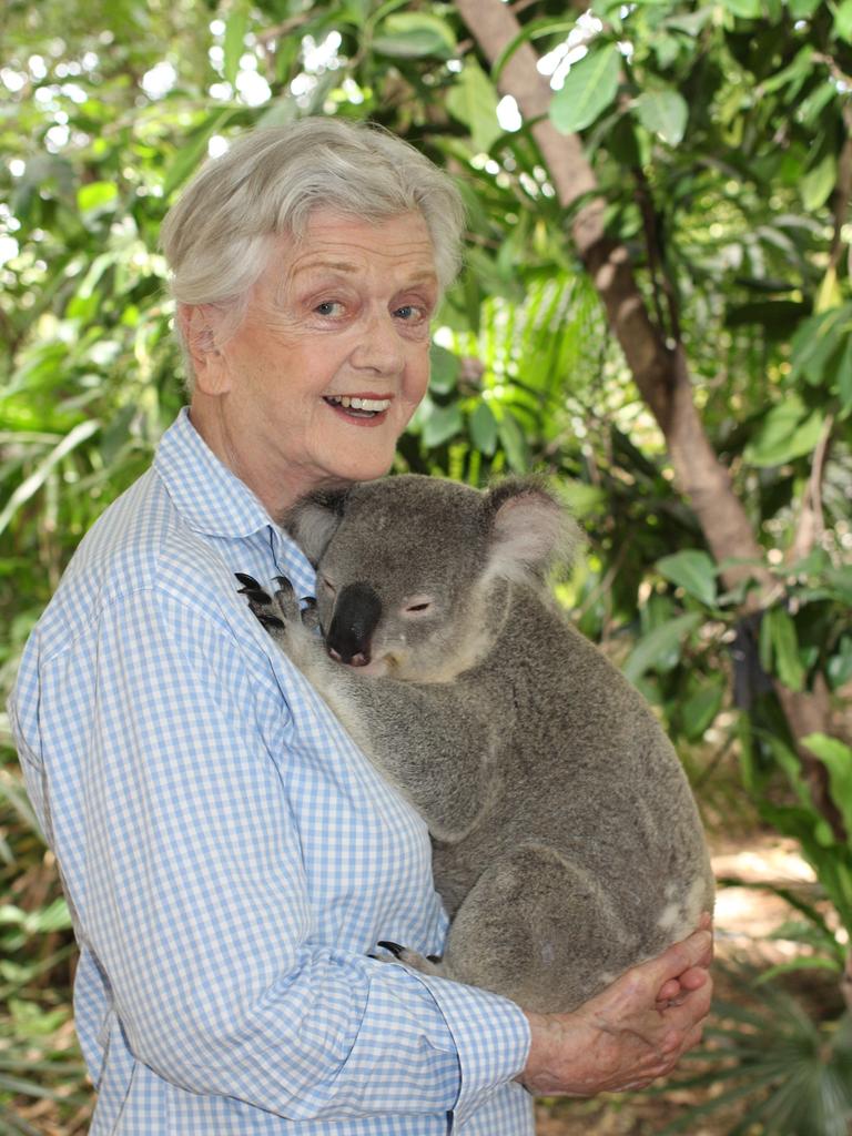 Angela Lansbury At Lone Pine Koala Sanctuary In Brisbane