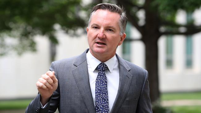 Shadow Treasurer Chris Bowen at Parliament House in Canberra. Picture: Kym Smith