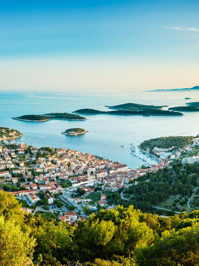 Hvar town on Hvar island, Croatia.