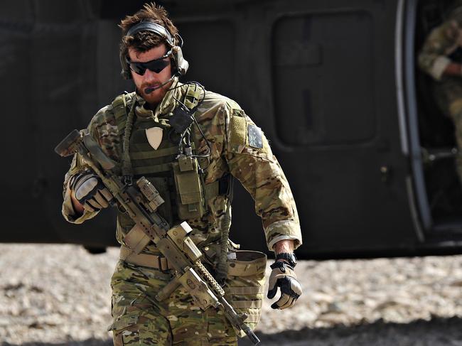 Victoria Cross recipient and former SAS Corporal Ben Roberts-Smith in Afghanistan in 2010.