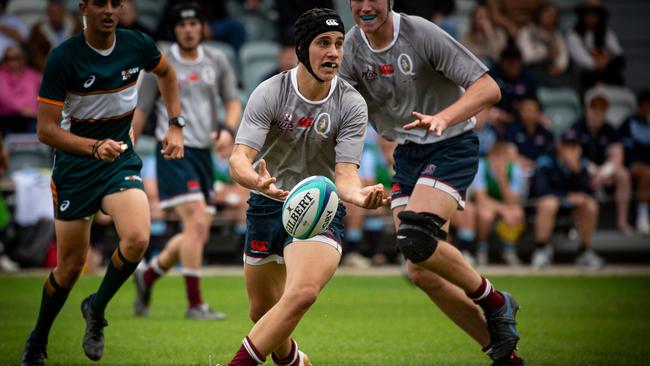 NSW Waratahs White v Queensland Reds Grey. Picture Tom Primmer/QRU.