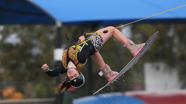 Shantarna McPherson-Bremner is a talented wakeboarder from St Clair.