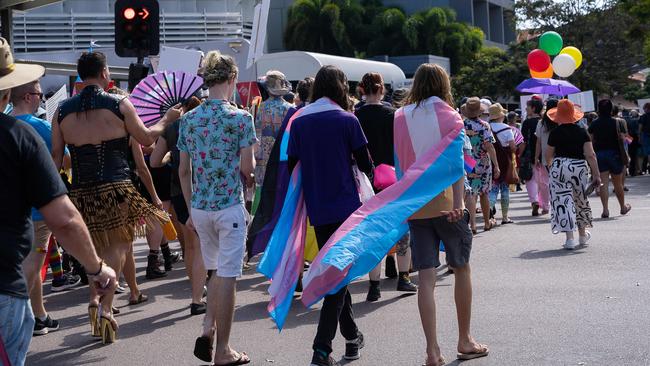 Thousands attended the 2023 Top End Pride March through Darwin City on Saturday, June 24. Picture: Pema Tamang Pakhrin