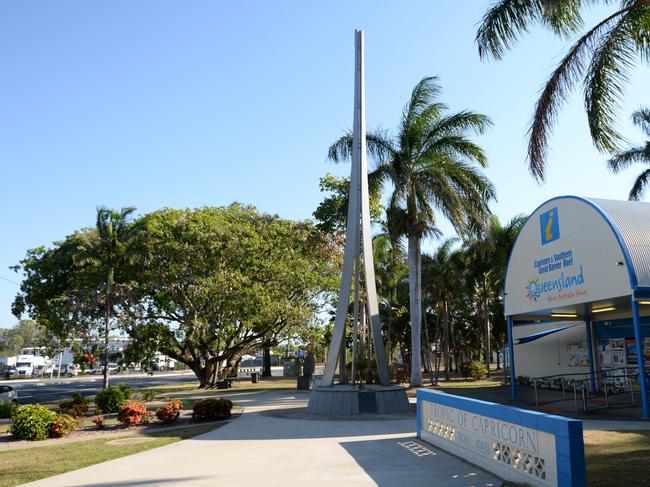 The Tourist Information Centre and spire marking the Tropic of Capricorn in Rockhampton. Photo: Chris Ison / The Morning Bulletin