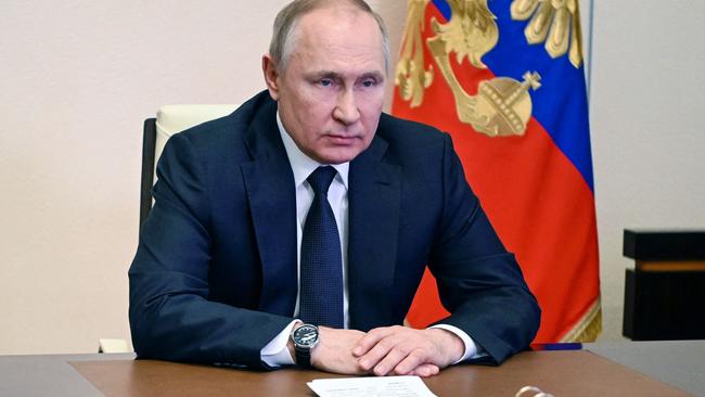 Russian President Vladimir Putin. Picture: Andrey Gorshkov/Sputnik/AFP