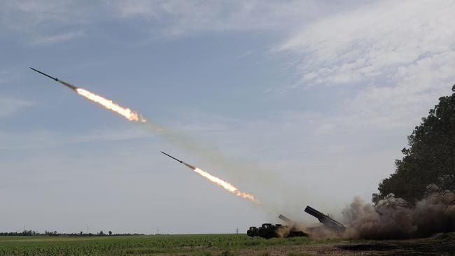 Ukraine’s artillery has been targeting Russian forces with long-range strikes. Picture: AFP