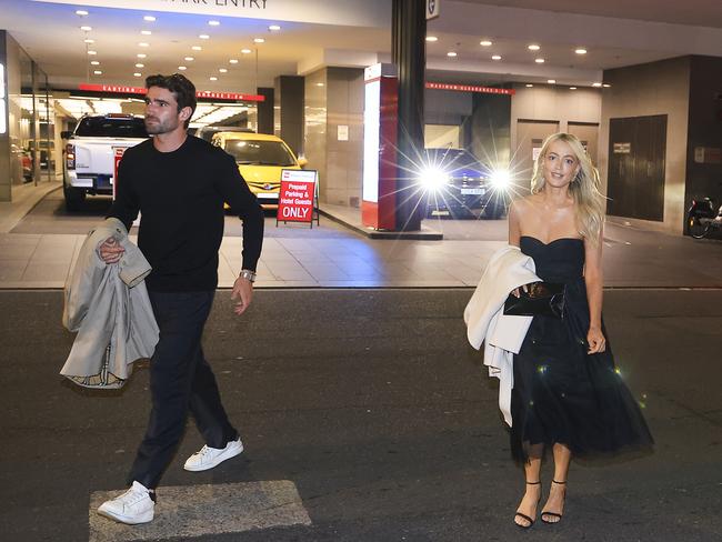 Henderson and Tyerman were spotted on a dinner date in Sydney in May this year. Picture: MEDIA-MODE.COM