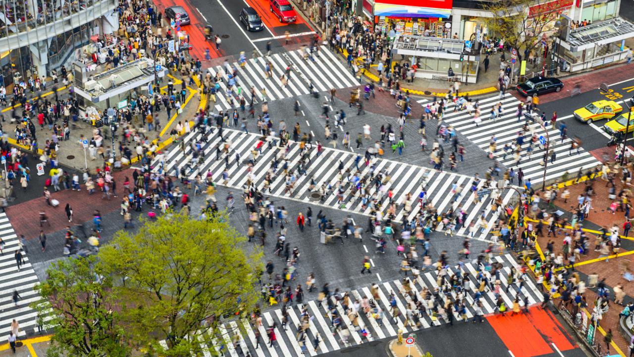 Shibuya Crossing, one of the busiest crosswalks in the world, is a hoot to navigate. Picture: iStock